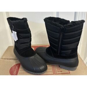 Propet Women Size 12 Wide Illia Insulated Waterproof Duck Boot Black WBX035N